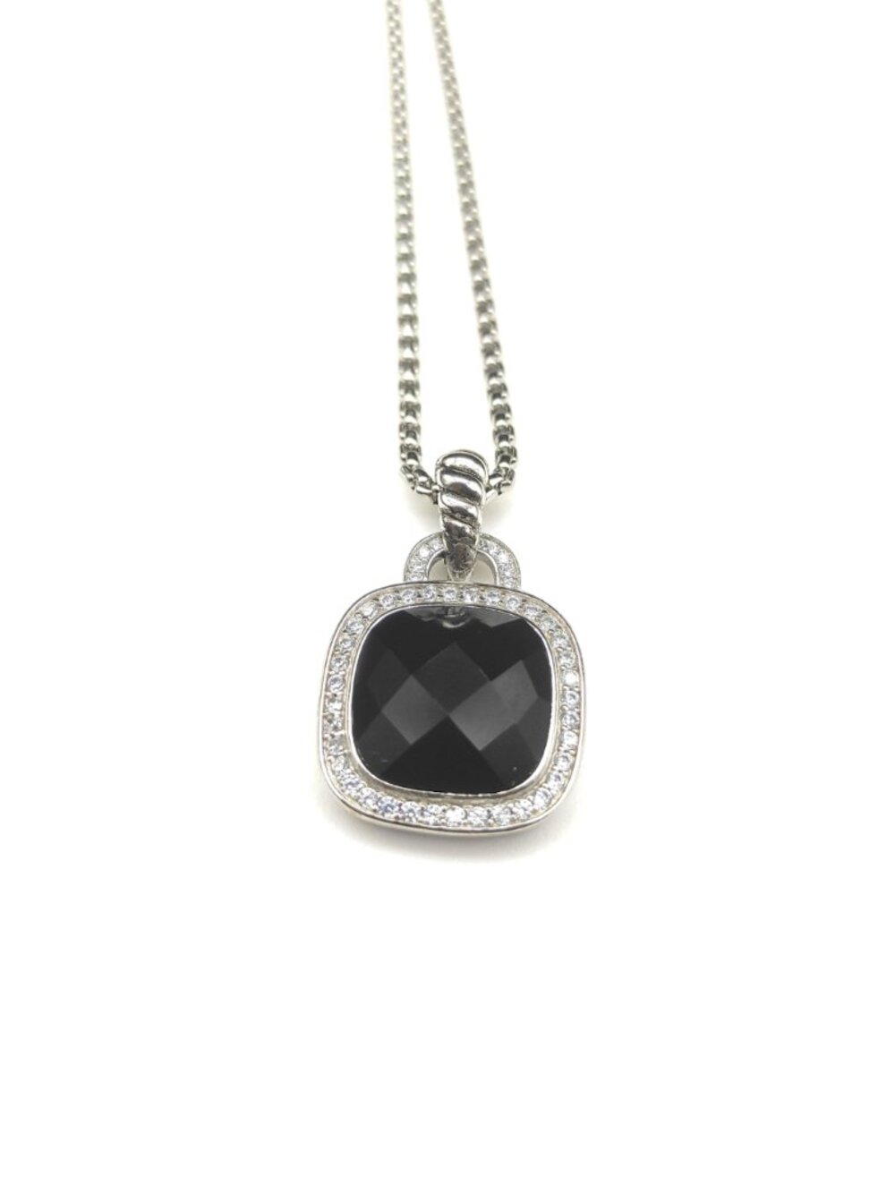 David Yurman 925 Silver Necklaces with Original Pouch